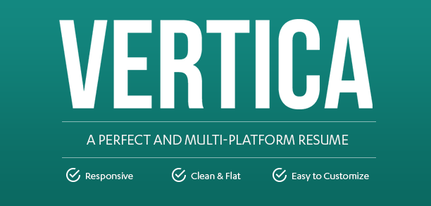 Vertica - Retina Ready Resume / CV & Portfolio - 2