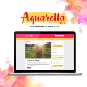 Aquarella Lite - Digital influencer Free WordPress Theme